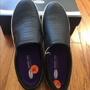 Womens Dr Scholls Black Loafers